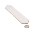 Pearl White 2x10 Glossy Picket Ceramic Tile (23 pack, 2.37 sq ft/case)