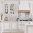Cotton White 2x10 Picket Glossy Ceramic Tile (23 pack, 2.37 sq ft/case)