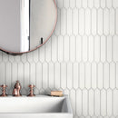 Cotton White 2x10 Matte Picket Ceramic Tile (23 pack, 2.37 sq ft/case)
