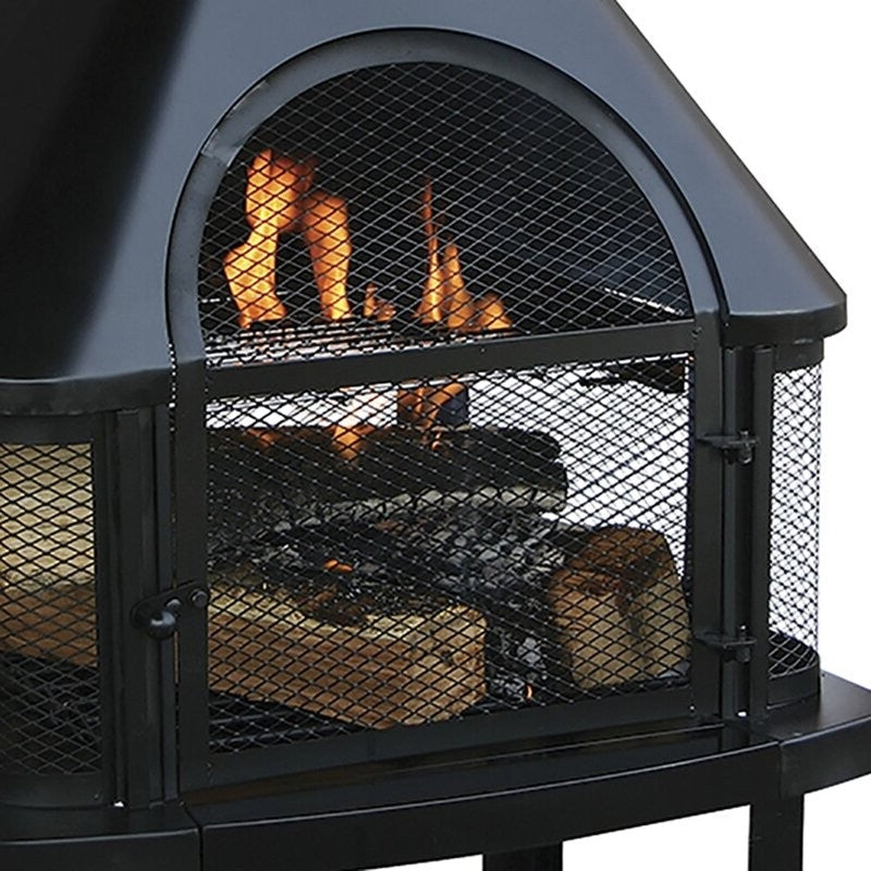 Heavy Duty Steel Wood Burning Pagoda Chiminea, photo 2 of 3