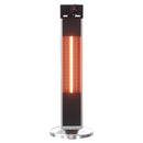 32"H Portable Vertical Infrared Heater 1500W Electric Stander with Remote Control, Tip-over Switch, LED Display 24h Timer