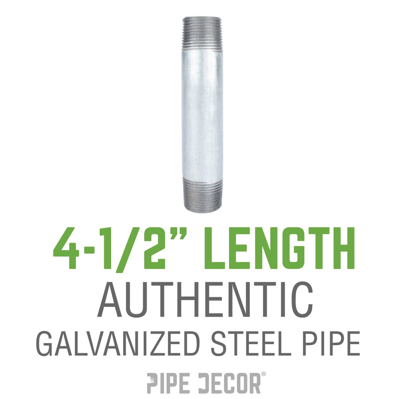 1 1/2 in. x 4 1/2 in. Galvanized Pipe
