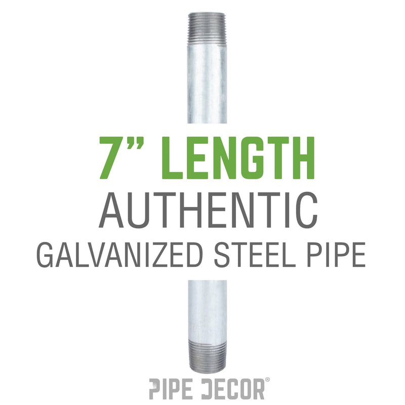 1 1/2 in. x 7 in. Galvanized Pipe, photo 2 of 8