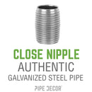 1/2 in. x Close Galvanized Steel Nipple