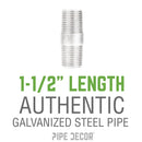 1/4 in. x 1 1/2 in. Galvanized Pipe