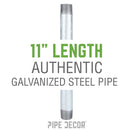 1/4 in. x 11 in. Galvanized Pipe