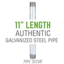 2 in. x 11 in. Galvanized Pipe