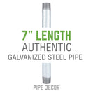 2 in. x 7 in. Galvanized Pipe