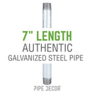 2 in. x 7 in. Galvanized Pipe