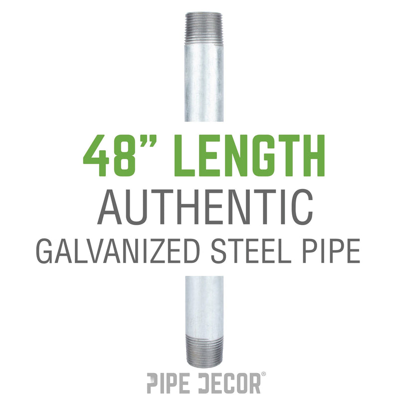 1 1/2 in. x 48 in. Galvanized Pipe