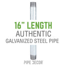 3/4 in. x 16 in. Galvanized Steel Pipe