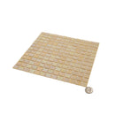 Beige 12x12 Uniform Square Glossy Glass Mosaic Tile (20 pack, 20 sq ft/case)