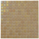 Beige 12x12 Uniform Square Glossy Glass Mosaic Tile (20 pack, 20 sq ft/case)