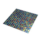 Black Iridescence 12x12 Glossy Uniform Square Glass Mosaic Tile (20 pack, 20 sq ft/case)