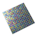 Black Iridescence 12x12 Glossy Uniform Square Glass Mosaic Tile (20 pack, 20 sq ft/case)