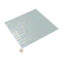 Stone Blue 12x12 Glossy Uniform Square Glass Mosaic Tile (20 pack, 20 sq ft/case) - Sample