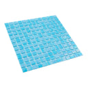 Turquoise Blue 12x12 Glossy Uniform Square Glass Mosaic Tile (20 pack, 20 sq ft/case)