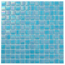 Turquoise Blue 12x12 Glossy Uniform Square Glass Mosaic Tile (20 pack, 20 sq ft/case)