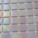 Pearlescent Pink 12x12 Glossy Uniform Square Glass Mosaic Tile (20 pack, 20 sq ft/case)