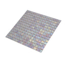 Pearlescent Pink 12x12 Glossy Uniform Square Glass Mosaic Tile (20 pack, 20 sq ft/case)
