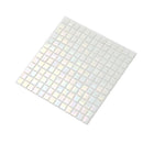 Cotton White 12x12 Uniform Square Glossy Glass Mosaic Tile (20 pack, 20 sq ft/case)