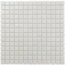 White 12x12 Glossy Uniform Square Glass Mosaic Tile (20 pack, 20 sq ft/case)