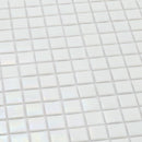 White 12x12 Glossy Uniform Square Glass Mosaic Tile (20 pack, 20 sq ft/case) - Sample