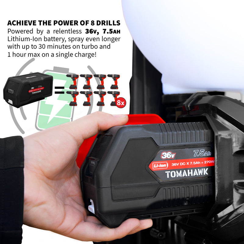 4 Gal Battery Powered Backpack Mosquito Fogger Sprayer 36V for Pest Control Ticks, Fleas, Flies, and Mosquitoes