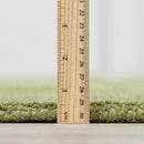 Brockton Solid Sage Green Wool Rug