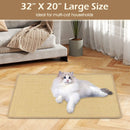 2 Piece Cat Scratcher Mat Set 32 x 20 Inch Natural Sisal Pads by LJGDeals