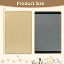 2 Piece Cat Scratcher Mat Set 32 x 20 Inch Natural Sisal Pads by LJGDeals