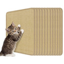 12 Pieces Cat Scratcher Mat Set 16 x 12 Inch Natural Sisal Pads by LJGDeals