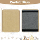 12 Pieces Cat Scratcher Mat Set 16 x 12 Inch Natural Sisal Pads by LJGDeals