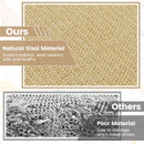 12 Pieces Cat Scratcher Mat Set 24 x 16 Inch Natural Sisal Pads by LJGDeals