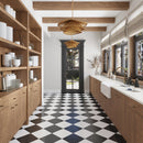Deep Charcoal Black 12x12 Matte Square Porcelain Tile (14 pack, 13.56 sq ft/case)