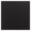 Deep Charcoal Black 24x24 Matte Square Porcelain Large Format Tile (4 pack, 15.5 sq ft/case) - Sample
