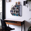 Piano Wall Shelf, Decorative Bookshelf with LED Light by EP Designlab LLC