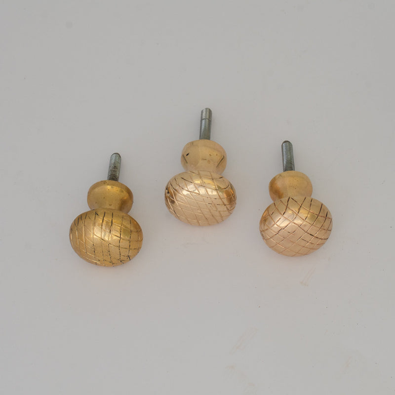 Solid Brass Round Knobs, Drawer Kitchen Knobs, Cabinet Knob