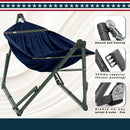 Tranquillo Uniki Canvas Hammock with Stand for Ultimate Relaxation