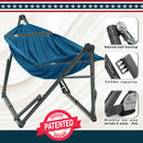 Tranquillo Uniki Canvas Hammock with Stand for Ultimate Relaxation