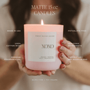 Playing Mahjong with Mah Girls Soy Candle - Pink Matte Jar - 15 oz (Salt and Sea) by Sweet Water Decor