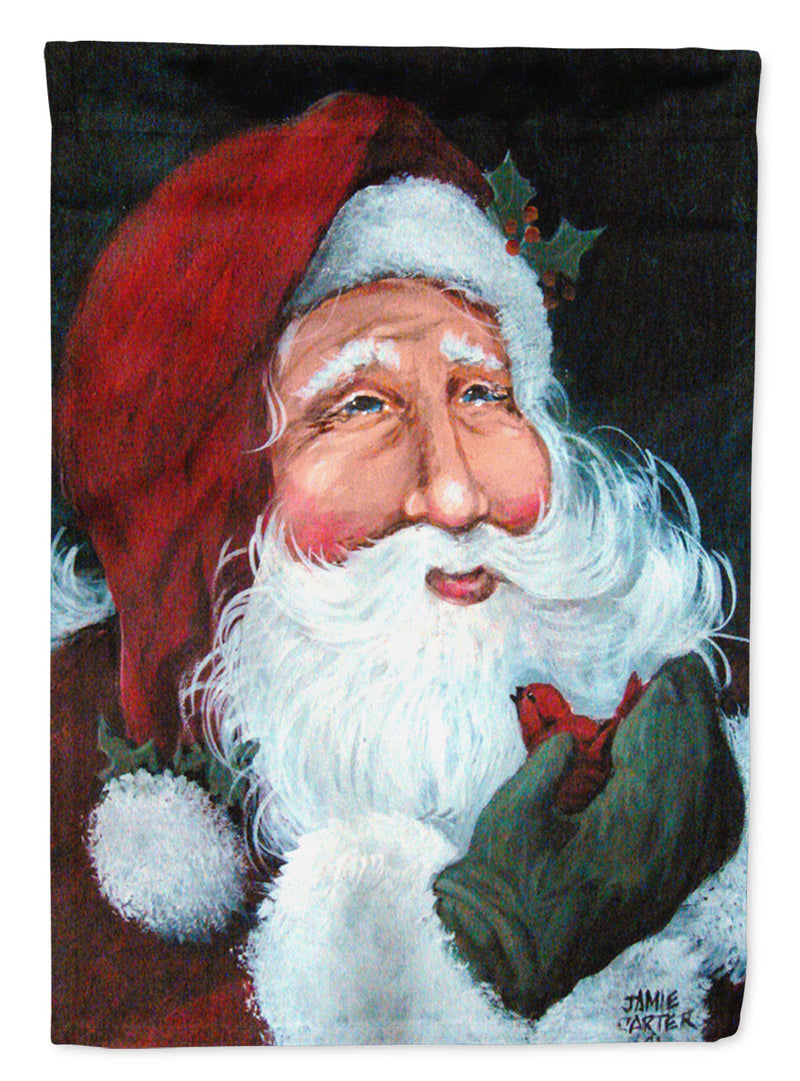 A Little Bird Told Me Santa Claus Garden Flag – Decorative Outdoor Yard Flag PJC1001GF