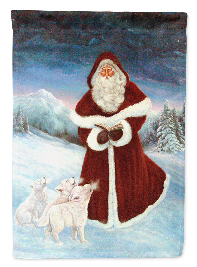 A Spirit of Harmony Santa Claus Garden Flag - Outdoor Decorative Yard Flag