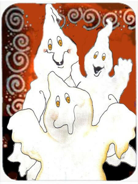 Ghostly Crew Halloween Glass Cutting Board Large PJC1005LCB