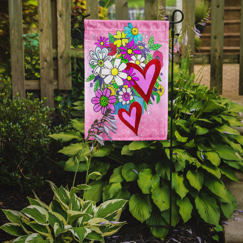 True Love Bouquet Valentine's Day Flag Garden Size PJC1040GF