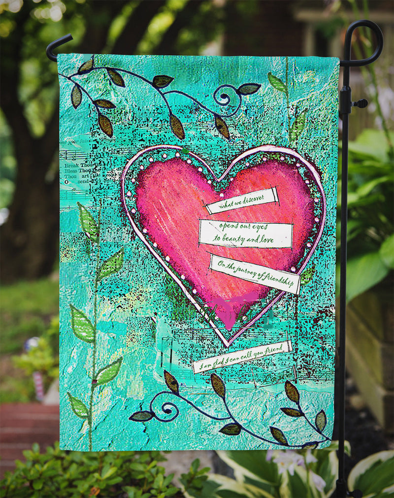 Heartfelt Wish Valentine's Day Garden Flag – Decorative Outdoor Yard Flag PJC1044GF