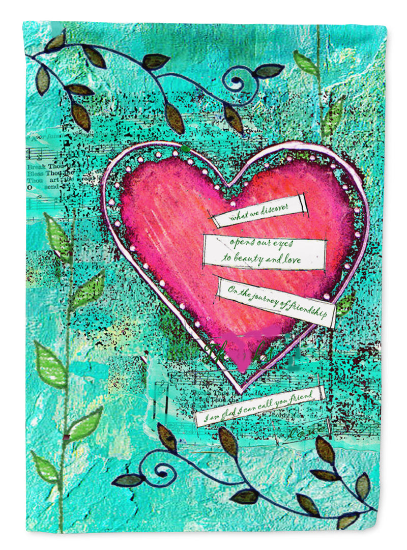 Heartfelt Wish Valentine's Day Garden Flag – Decorative Outdoor Yard Flag PJC1044GF