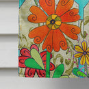 Flower Good Day To Bloom House Flag 28x40 Porch Sleeve Pole Decorative Outside Yard Banner Artwork Wall Hanging, Polyester
