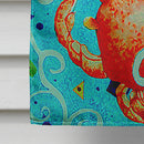 Crabby Crab House Flag 28x40 Porch Sleeve Pole Decorative Outside Yard Banner Artwork Wall Hanging, Polyester