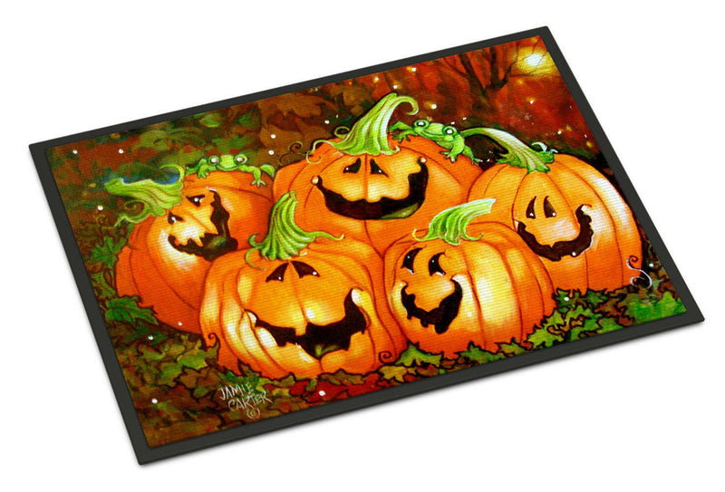 Such a Glowing Personality Pumpkin Halloween Indoor or Outdoor Mat 24x36 PJC1071JMAT